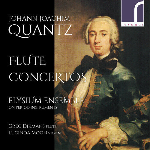 Quantz / Elysium Ensemble / Dikmans: Flute Concertos - COMPACT DISCS