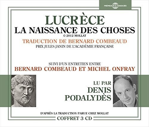 Michel Onfray: Lucrece la Naissance Des Choses Suivi D'un - COMPACT DISCS