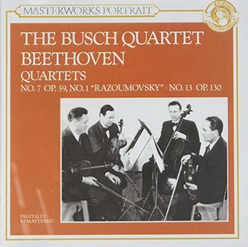 Beethoven / Busch / Busch String Quartet: Quartets No 7,No 1 - COMPACT DISCS