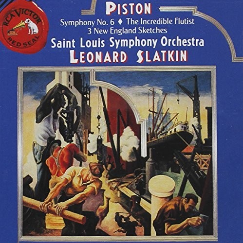 Piston / st Louis Sym Orch / Slatkin: Sym No 6 - COMPACT DISCS