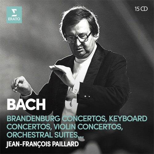 Jean Francois Paillard: Bach: Brandenburg Concertos Keyboard Violin Concertos Orchestral Suites - Paillard 15CD - COMPACT DISCS
