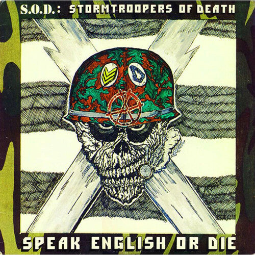 S.O.D.: Stormtroopers of Death: Speak English Or Die - Limited Olive Green & Red Splatter Colored Vinyl -[Vinyl LP]