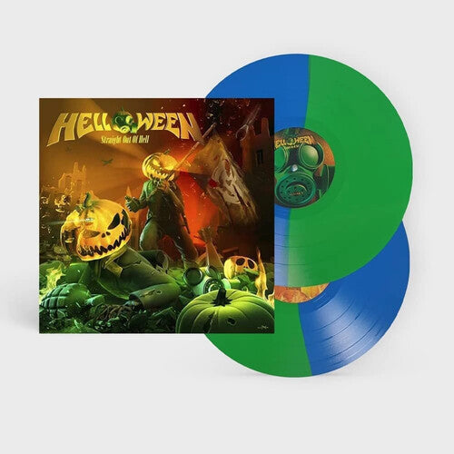 Helloween: Straight Out Of Hell - Light Green & Ocean Blue Bi-Colored Vinyl -[Vinyl LP]
