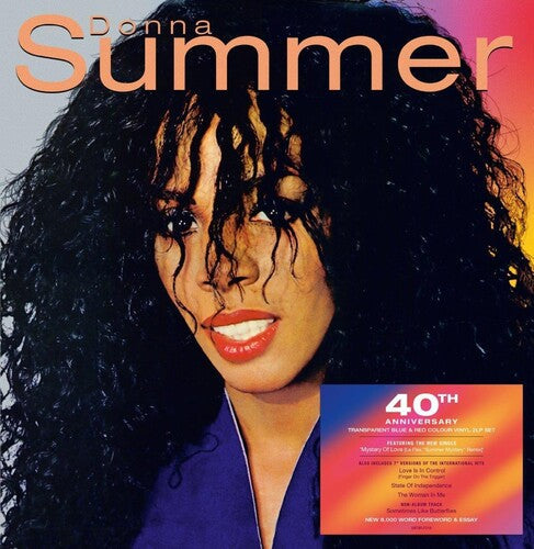 Donna Summer: Donna Summer: 40th Anniversary - 140-Gram Blue & Red Colored Vinyl -[Vinyl LP]