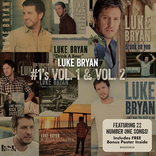 Luke Bryan: #1's Vol. 1 & Vol. 2 - COMPACT DISCS