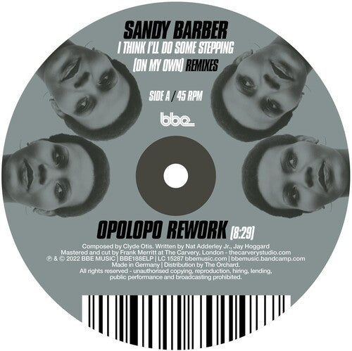 Sandy Barber: I Think I'll Do Some Stepping (on My Own) Remixes -[Vinyl LP]