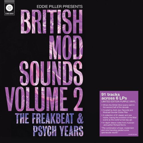 Various Artists: Eddie Piller Presents British Mod Sounds Of The 1960s Volume 2: The Freakbeat & Psych Years / Various - 6LP Boxset on 140-Gram Purple Colored Vinyl -[Vinyl LP]