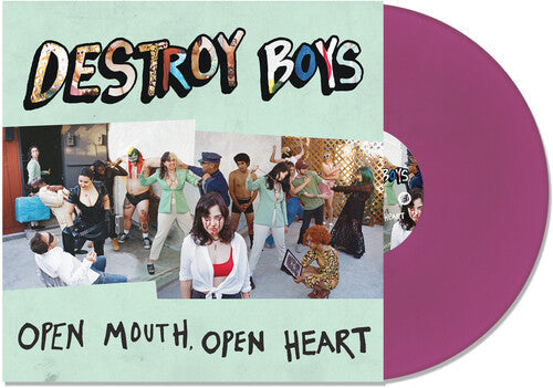 Destroy Boys: Open Mouth, Open Heart - Purple -[Vinyl LP]