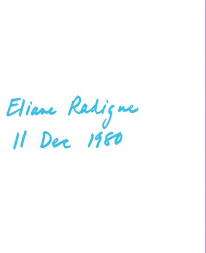 Eliane Radigue: 11 Dec 80 - COMPACT DISCS