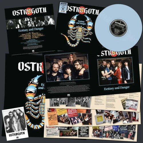 Ostrogoth: Ecstasy and Danger - Blue -[Vinyl LP]