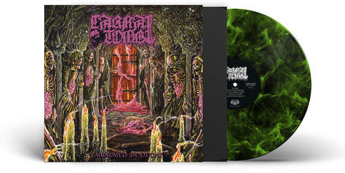 Carnal Tomb: Embalmed In Decay - Lime/Black Marbled -[Vinyl LP]