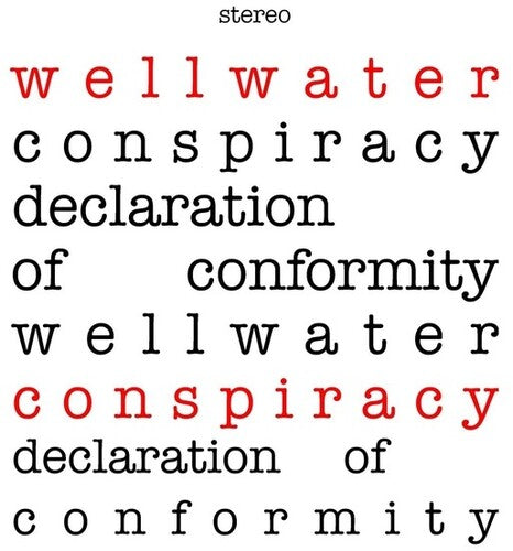 Wellwater Conspiracy: Declaration Of Conformity - Red Splatter Colored Vinyl -[Vinyl LP]