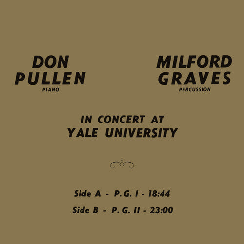 Milford Graves: In Concert At Yale University -[Vinyl LP]