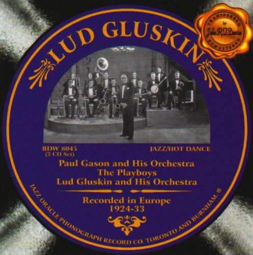 Lud Gluskin: 1924-1933 - COMPACT DISCS
