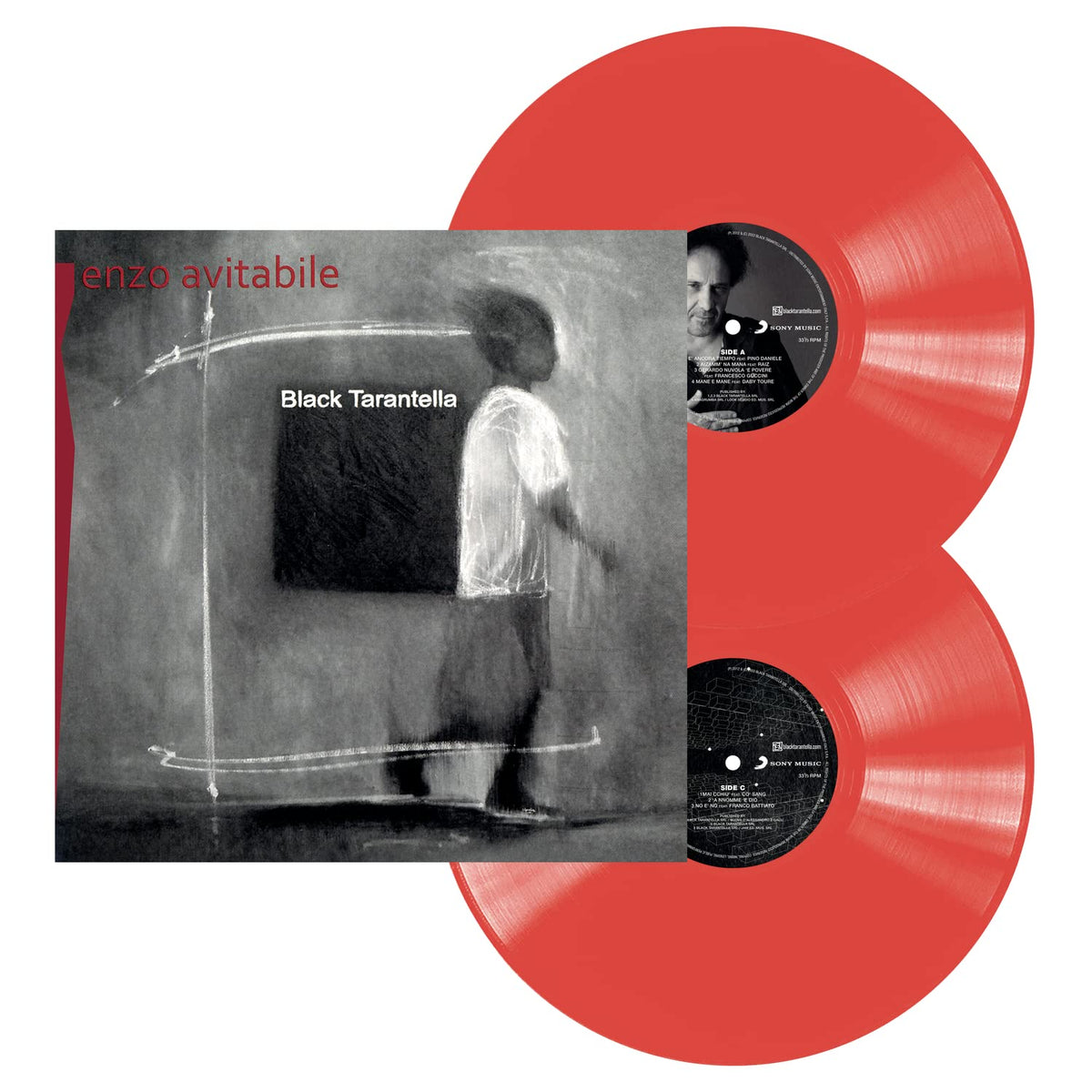 Enzo Avitabile: Black Tarantella [Red Colored Vinyl] -[Vinyl LP]
