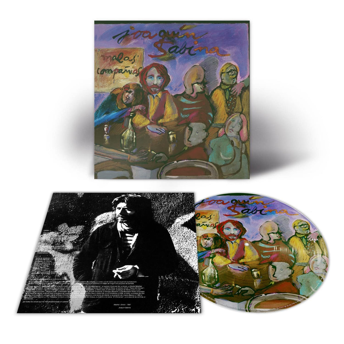 Joaquin Sabina: Malas Companias - Picture Disc -[Vinyl LP]