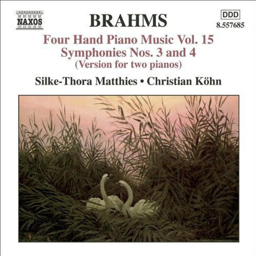 J. Brahms: Four Hand Piano Music 15 - COMPACT DISCS