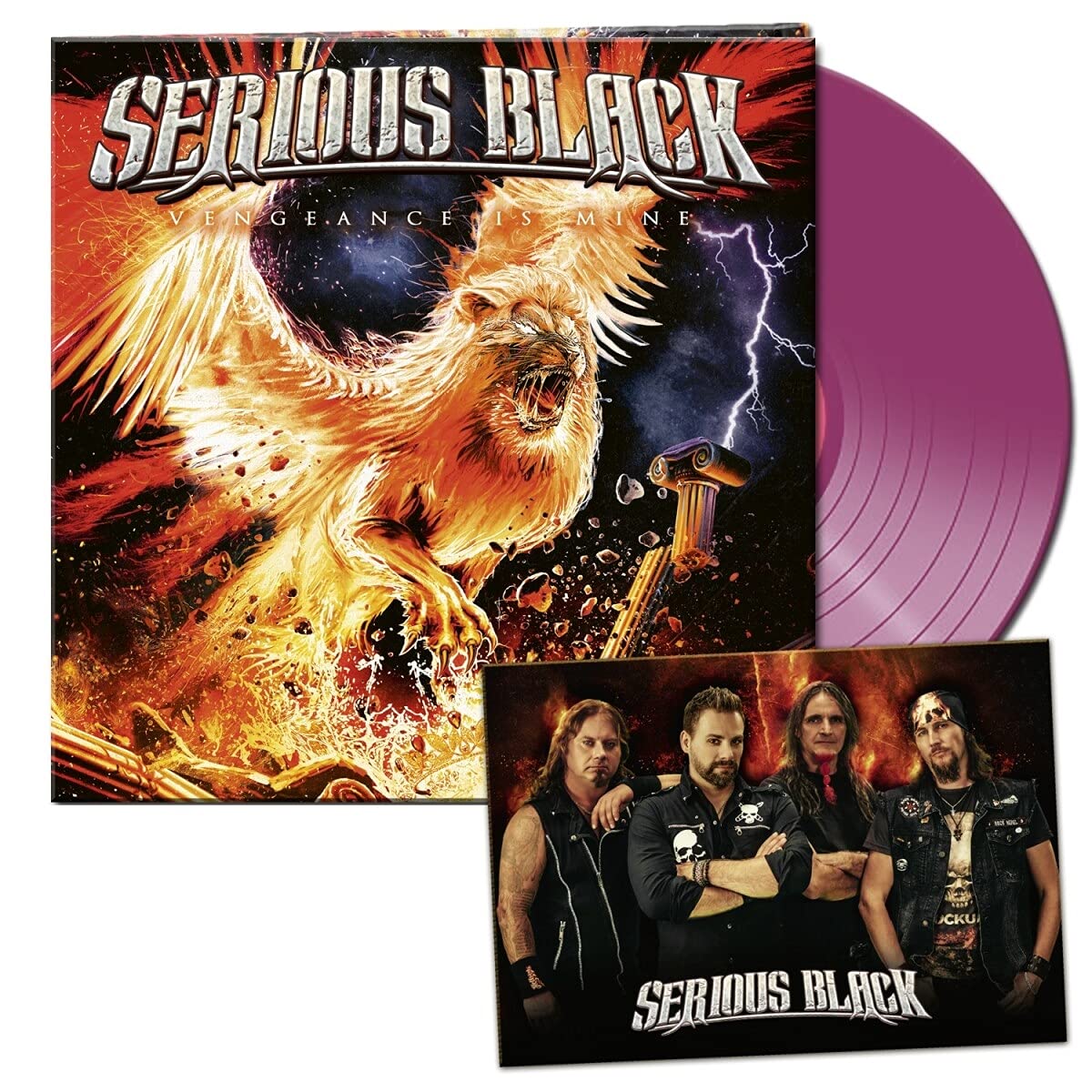 Serious Black: Vengeance Is Mine (Clear Violet Vinyl) -[Vinyl LP]