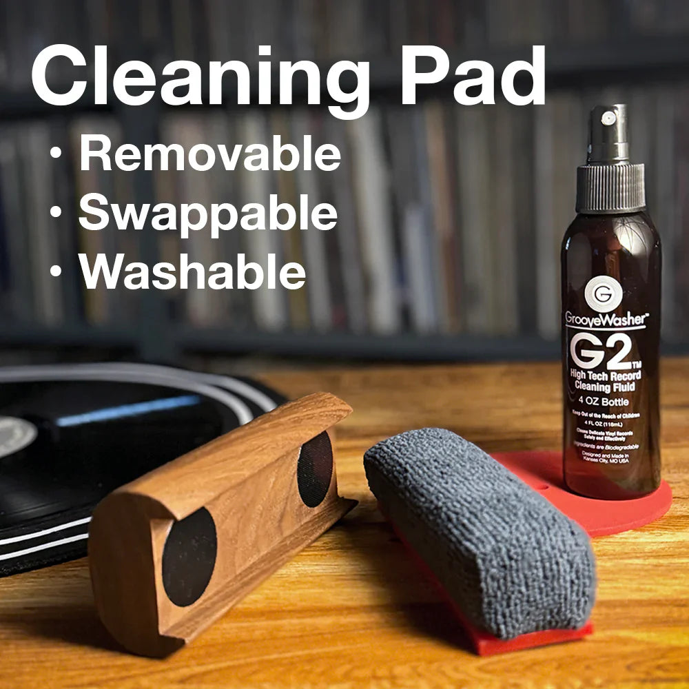 GrooveWasher Hardwood Record Cleaning Kit (Deluxe Set)
