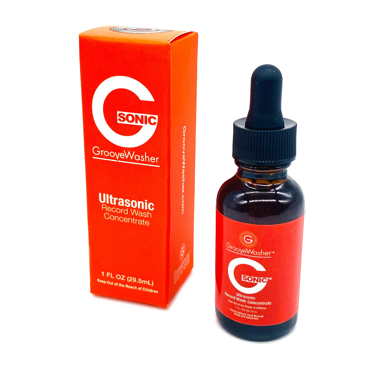 GrooveWasher G-Sonic Ultrasonic Record Wash Concentrate (1 fl oz)