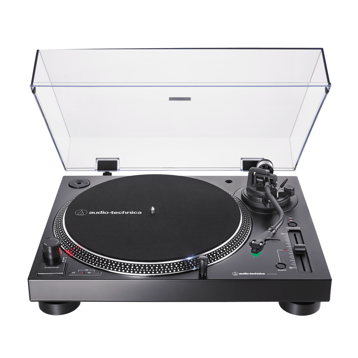 Audio-Technica AT-LP120XUSB Direct-Drive Turntable (Analog & USB) - Black (AT-LP120XUSB-BK)