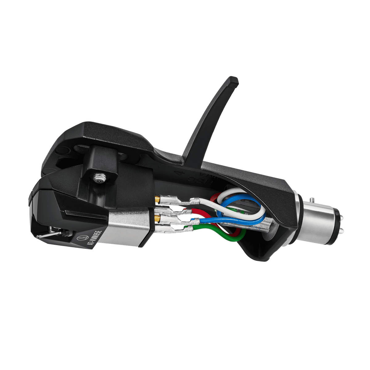 Audio-Technica Headshell/Cartridge Combo Kit, Black (AT-VM95EBK/H)